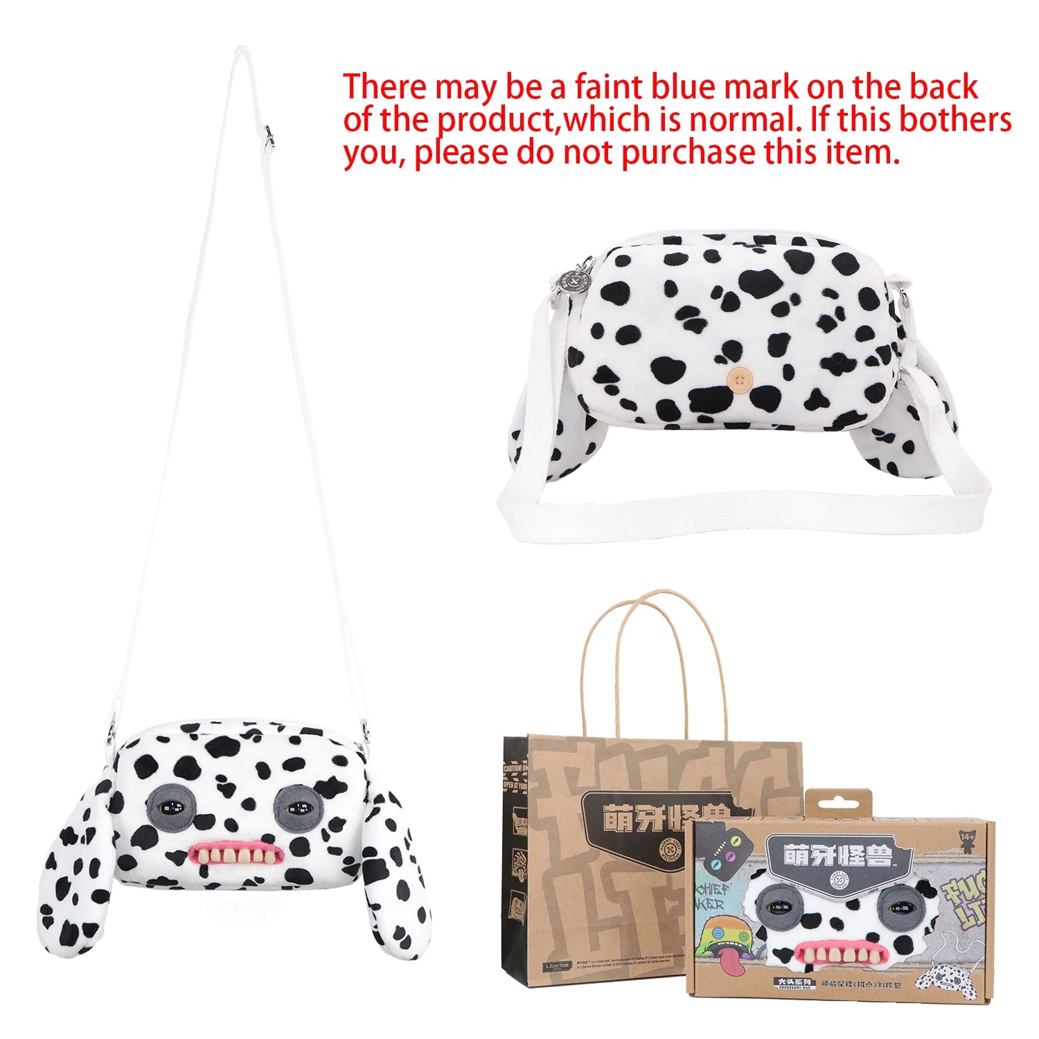 Teeth Monster Bag Ugly Cute Funny Bag