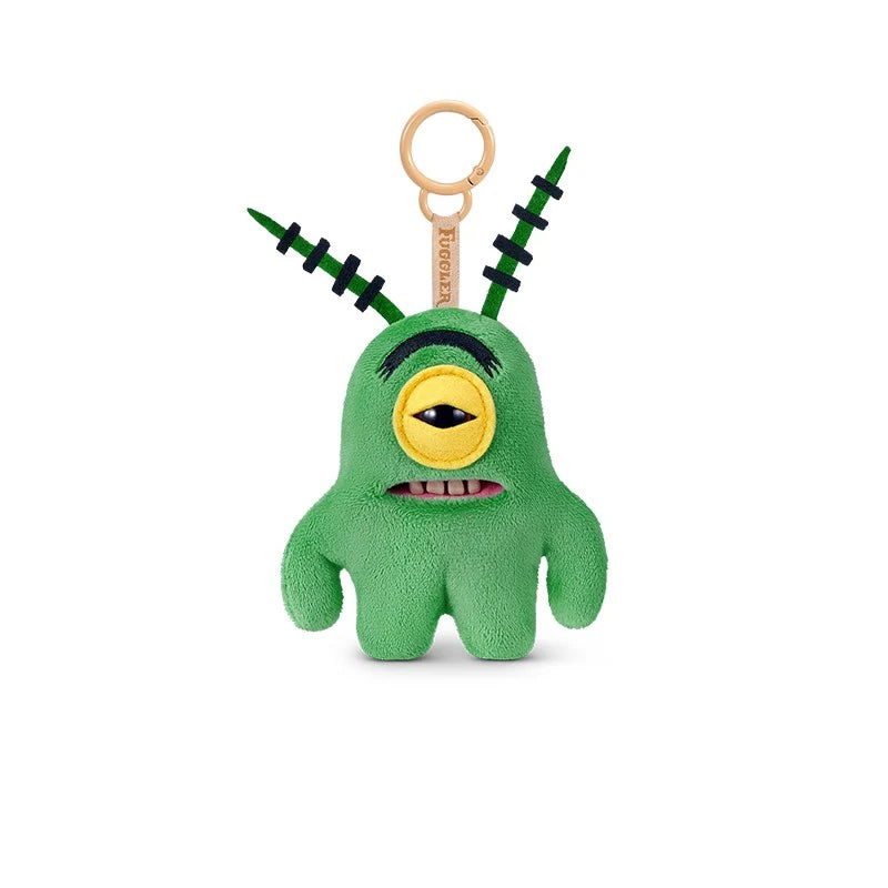 Spongebob Plush Pendant, Ugly Cute Teeth Monster Keychain, Kids Birthday Gift
