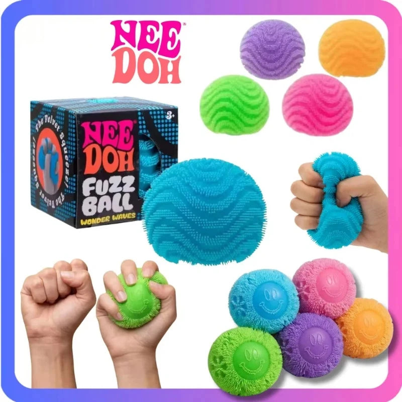 Needoh Fuzz Ball Stress Relief Toys 